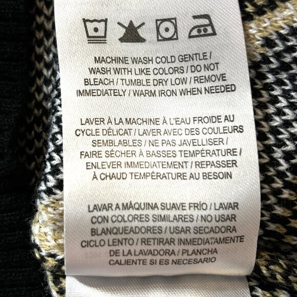 NFL Team Apparel New Orleans Saints Christmas Black Gold Sweater - Picture 6 of 10